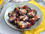 Recept Mendiants, choklad med torkad frukt