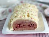 Recept Crêpeblock med vit choklad och hallon