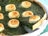 Recept Quiche med spenat och getost