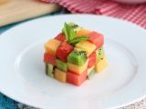 Recept Frukt rubiks kub, designad fruktsallad