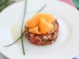 Recept Tartare av skinka, melon och tomat