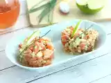 Recept Tartare av färsk lax och grönt äpple