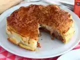 Hamburgerpaj, en cheeseburgare att dela!