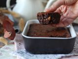 Recept Choklad- och valnötsbrownie i luftfritösen