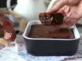 Recept Choklad- och valnötsbrownie i luftfritösen