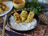 Recept Kycklingkebab med sataysås, en kulinarisk resa till asien!