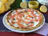 Recept Tart med rökt lax och potatisbotten
