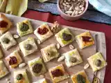 Recept Snabba och enkla smördegsbitar för en lyckad aperitif!