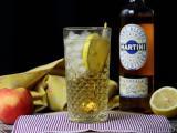 Recept Alkoholfri martini spritz, en söt och blommig cocktail för aperitifen