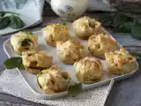 Recept Mini smördegsbakelser med spenat och getost