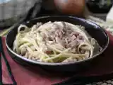 Recept Pasta med bacon: lätt, billigt och krämigt
