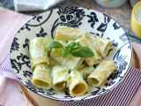 Recept Pasta med ricottakräm och basilika