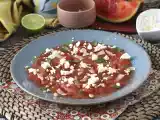 Recept Carpaccio av vattenmelon: en uppfriskande förrätt för sommaren