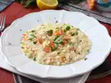 Recept Risotto med räkor och citron, en elegant och enkel rätt att förbereda