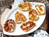 Recept Stekt halloumi med honung och rosmarin