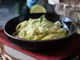 Recept Krämig pasta med zucchini och grekisk yoghurt