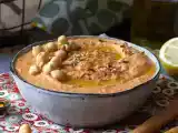 Recept Hummus med röd paprika