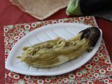 Recept Hur rostar och skalar jag auberginer i ugnen?