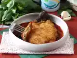 Recept Panerad aubergine milanese style men vegetarisk - air fryer matlagning