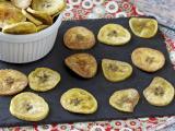 Recept Bakade bananchips i ugnen