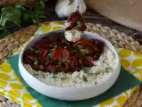 Recept Ris med röda bönor och bacon: en typisk kubansk rätt