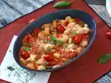 Recept Bakad feta gnocchi med airfryer, en supersnabb rätt med körsbärstomater och feta!