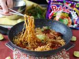 Recept Hur man lagar buldak habanero lime-nudlar, recept med marinerad kyckling!