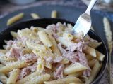 Grädde och skinka pasta: krämig, snabb och oemotståndlig!