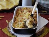 Recept Gratin av skinka och ostpasta i airfryer
