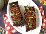 Recept Lavash kebabspett med tortillas, enkelt att tillaga i airfryer!