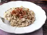 Recept Krämig och välsmakande risotto med radicchio, bacon och philadelphia