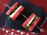 Recept Vattenmelon feta raket smörgås, det färskaste virala receptet för sommaren!