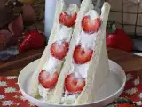 Recept Ichigo sando, den japanska jordgubbssmörgåsen!