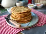 Recept Salta pannkakor med koralllinser: ett enkelt recept rikt på protein