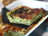 Recept Vegetarisk lasagne med spenat och tofu i airfryer