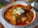 Recept Lasagnesoppa med kött, ricotta och parmesan