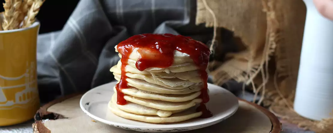 Mjuka veganska pannkakor med linägg: enkelt och äggfritt recept