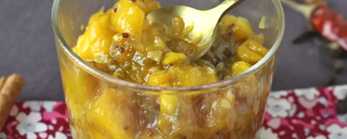 Hemlagad mango chutney: den sötsura indiska kryddan som passar till allt
