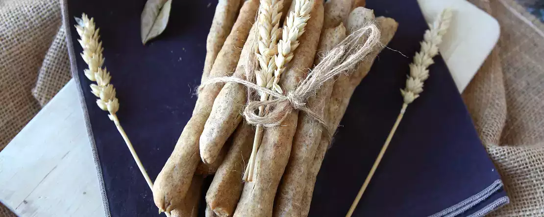 Hemlagade gressiner med fritös