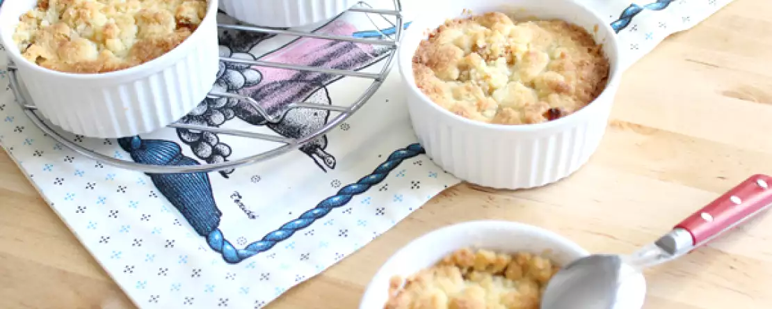 Äppel- och kanelcrumble