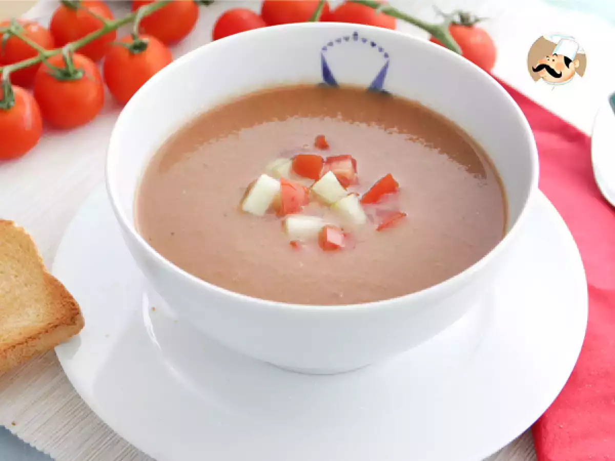 Recept Andalusisk gazpacho