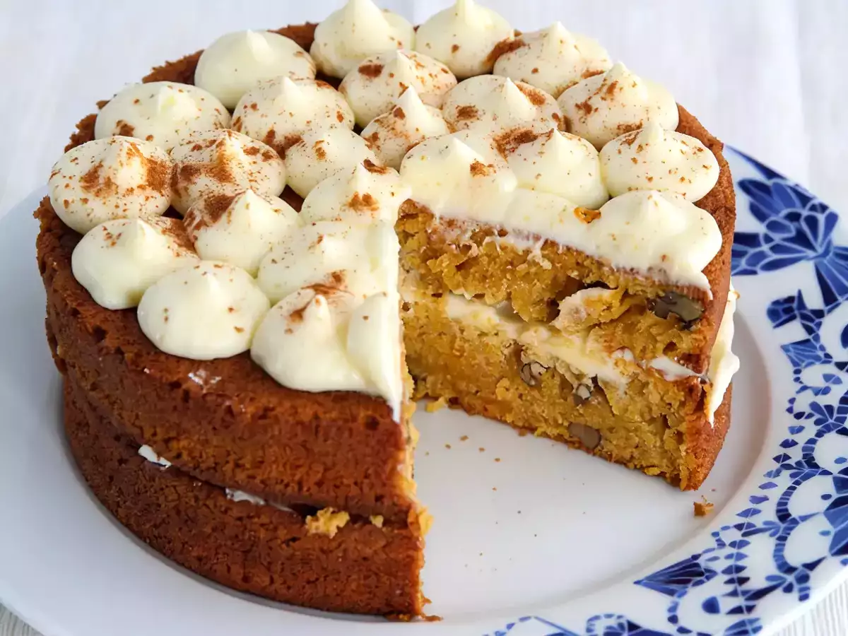 Recept Morotskaka med nötter