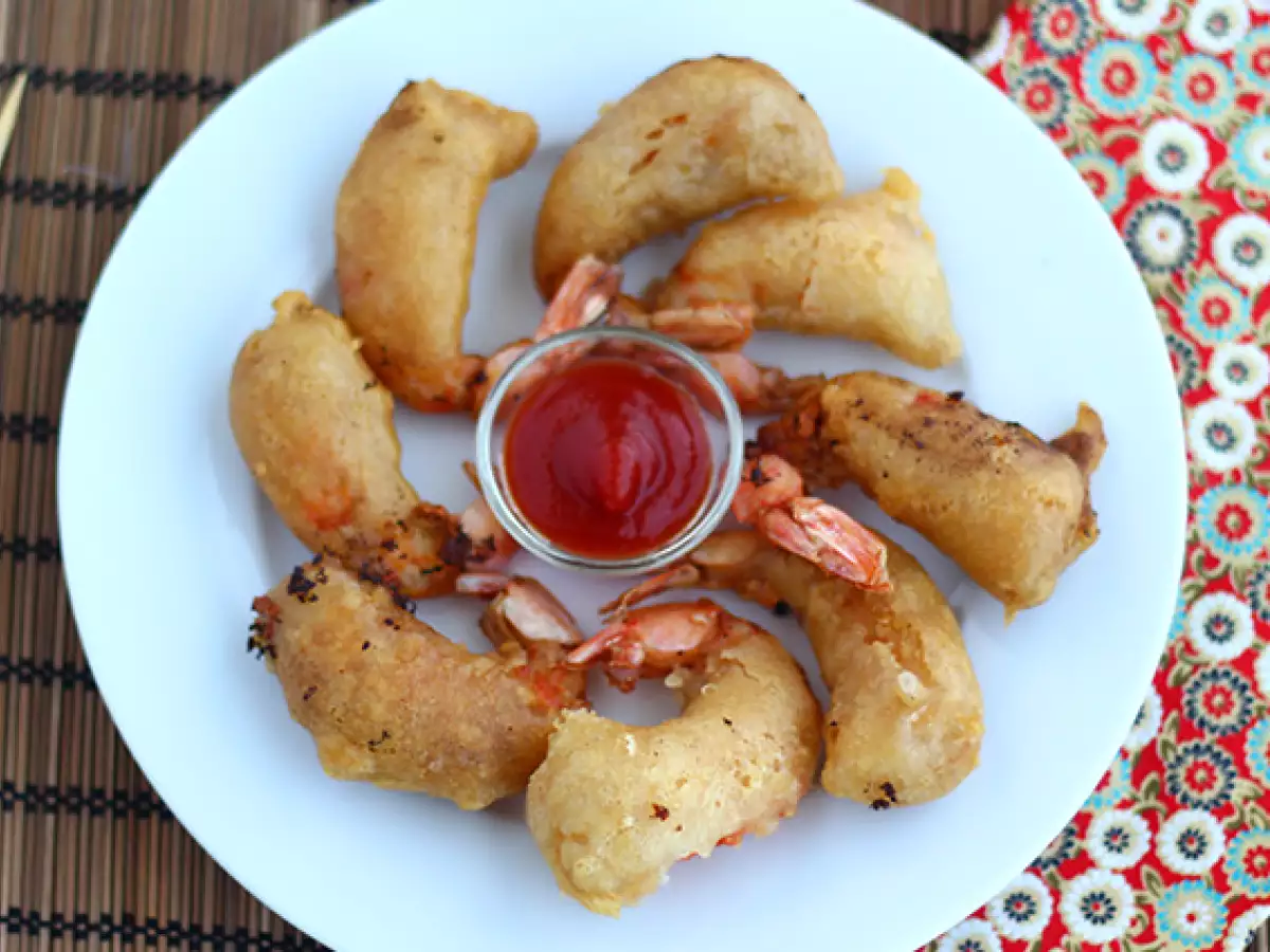 Recept Beignets av räkor