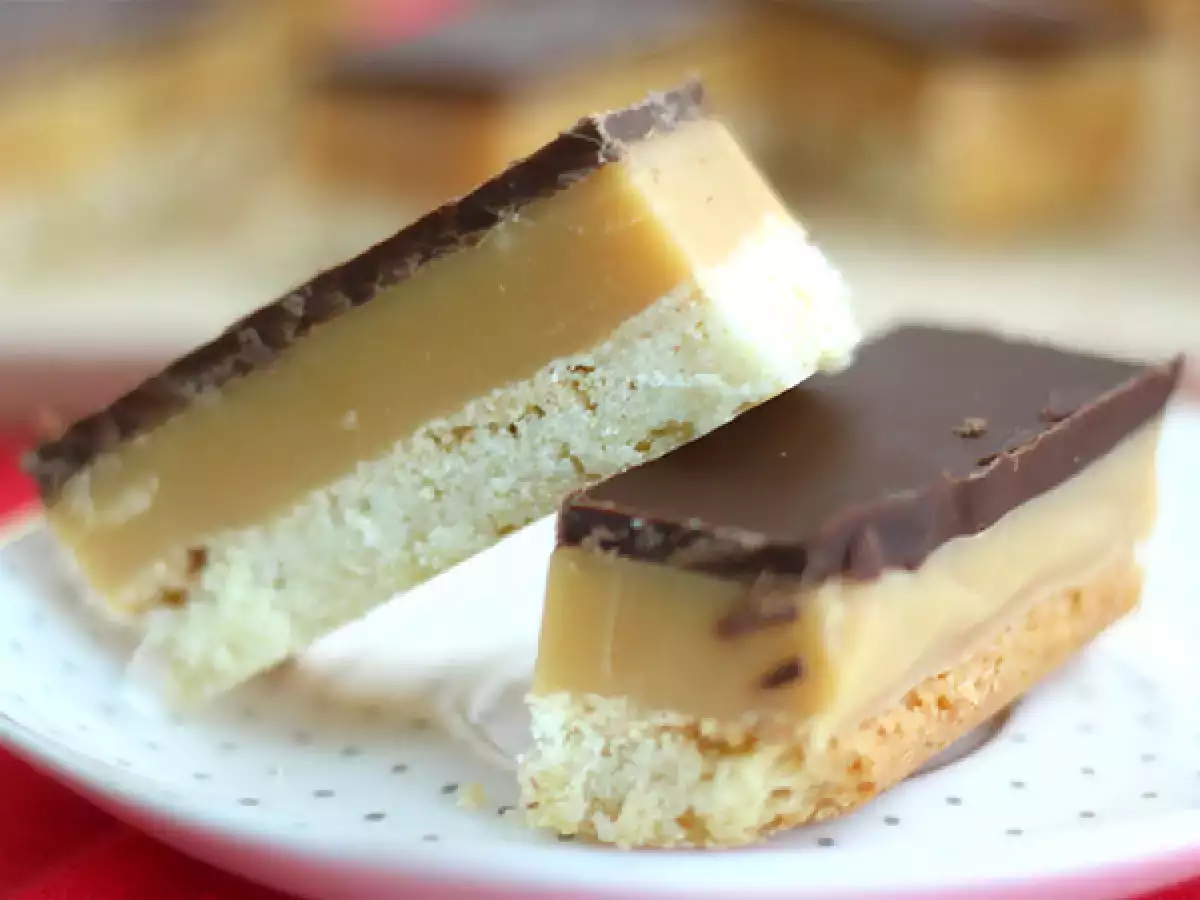 Recept Hemlagad twix eller shortbread millionaire