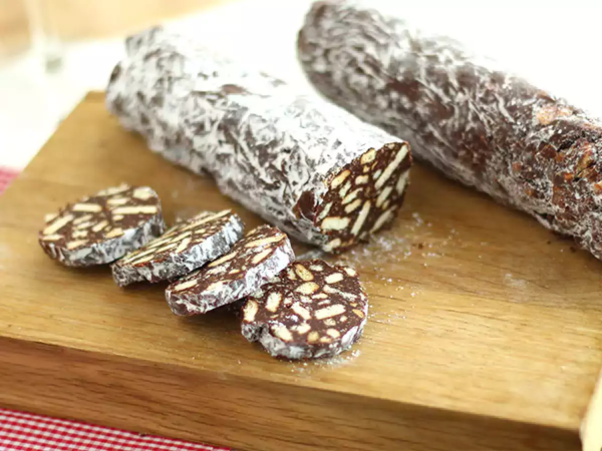 Recept Chokladkorv med choklad