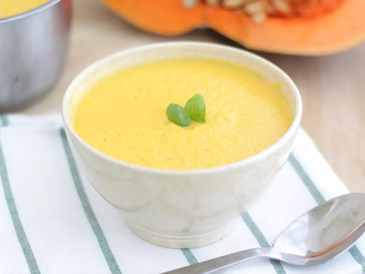 Recept Krämig pumpasoppa