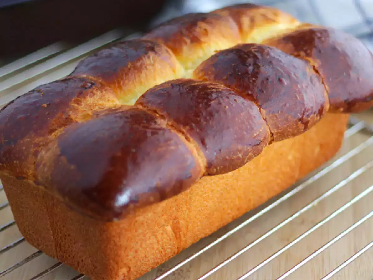 Recept Gyllene och fluffig brioche