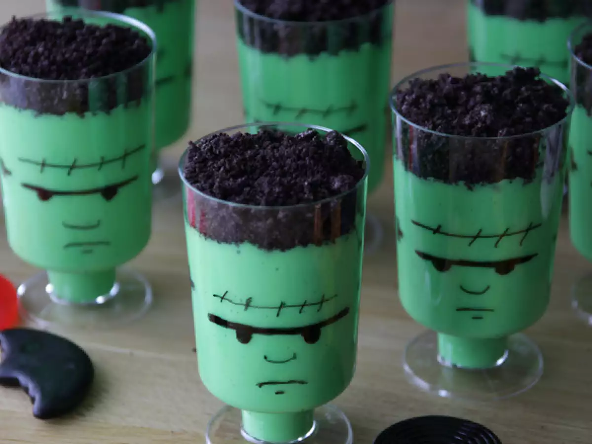 Recept Frankenstein krämer för halloween