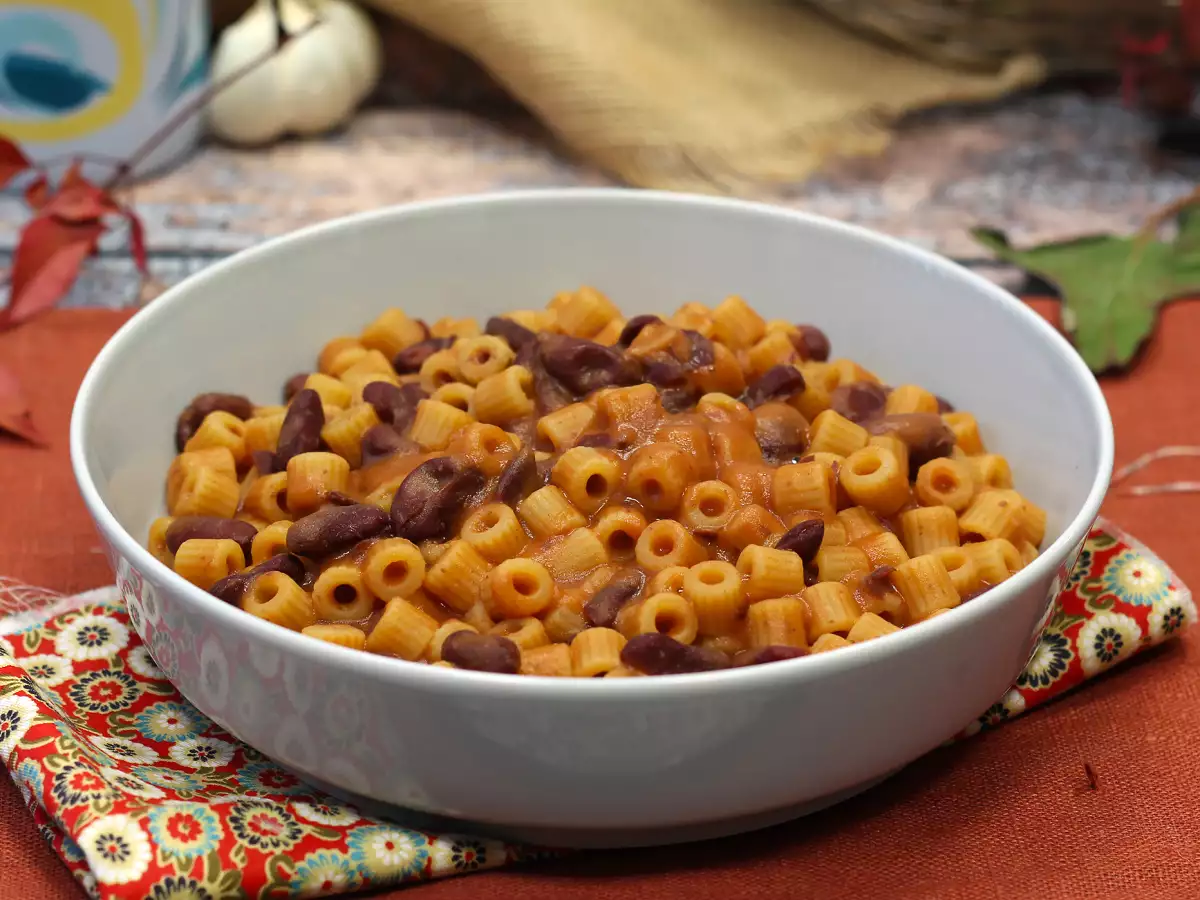 Recept Pasta e fagioli, det snabba och krämiga receptet