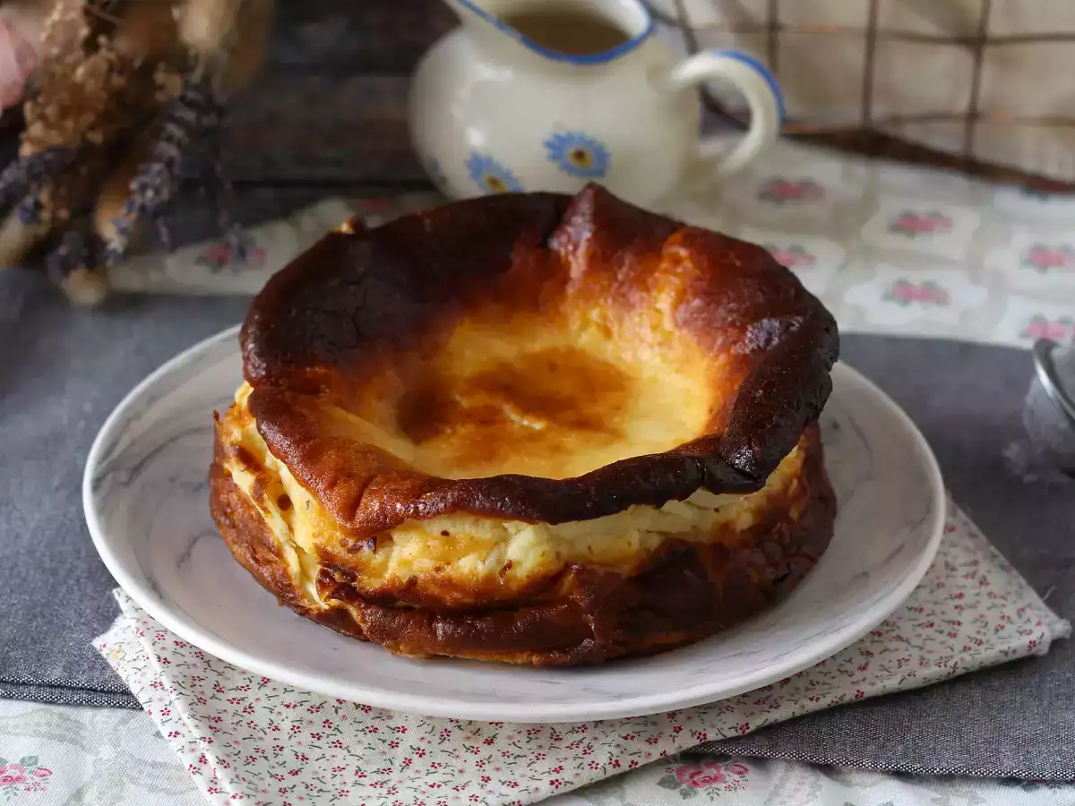 Recept Baskisk cheesecake
